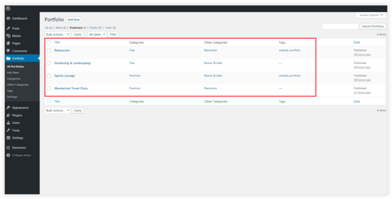 How to Show Specific Portfolio Items using Shortcode? - WP Portfolio